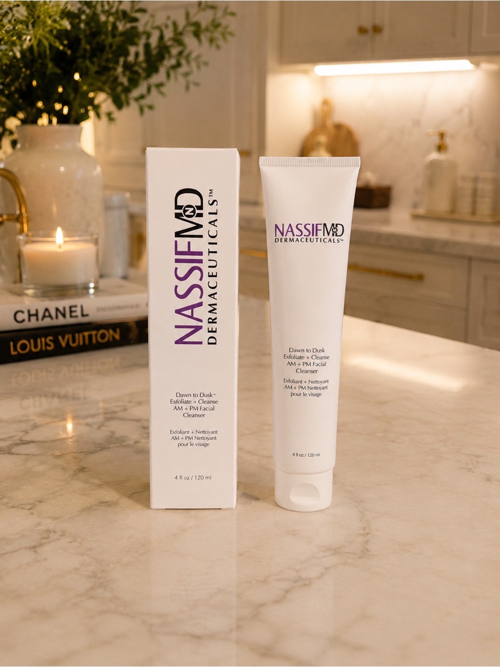 Dawn to Dusk Exfoliate + Cleanse Facial Cleanser – AM to PM - BNIB